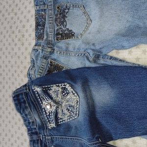 BOGO Sparkly Embellished Jeans - Size 6